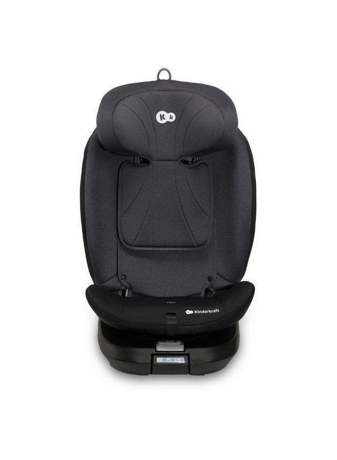 Kinderkraft I-360 i-Size 360° Rotating Convertible Car Seat – Birth to 12 Years - 0-36 kg (40-150 cm) with ISOFIX - Black - Image 5