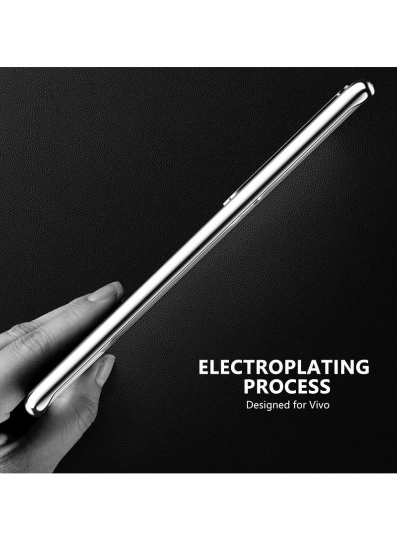 Case Compatible with Honor Magic 6 Pro, Premium Luxury Leather Case Ultra-Thin Anti-Fingerprint Shockproof Hard PC Plating Bumper Case for Honor Magic 6 Pro - Image 2