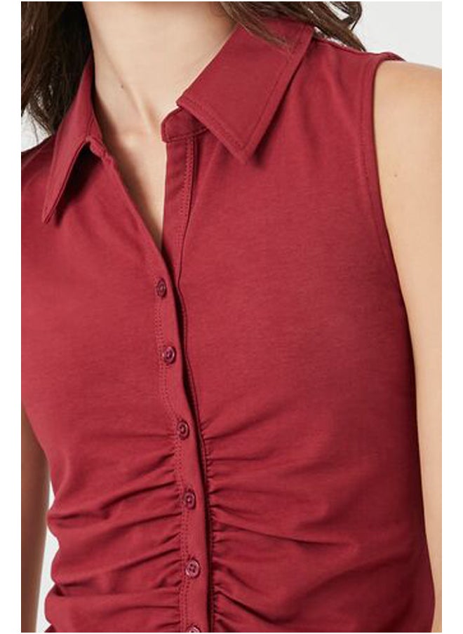 FOREVER 21 Ruched Sleeveless Top  - Image 2