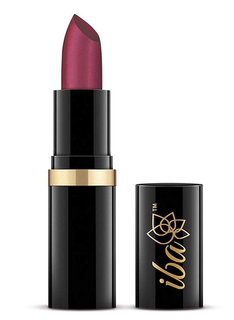 Iba Pure Lips Moisturizing Lipstick Shade A10 Plum Pure 4g - Image 1