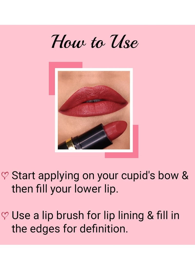 Iba Pure Lips Moisturizing Lipstick Shade A10 Plum Pure 4g - Image 3