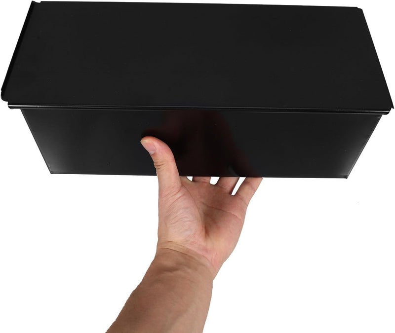 Black Loaf Bakeware with Lid 1000g Non-stick Toast Baking Pan Bread Mold Oven Cake Pan for Home Baking - Image 3