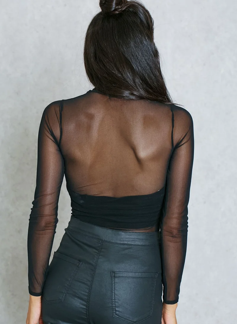 Ruby Q Embellished Mesh Body