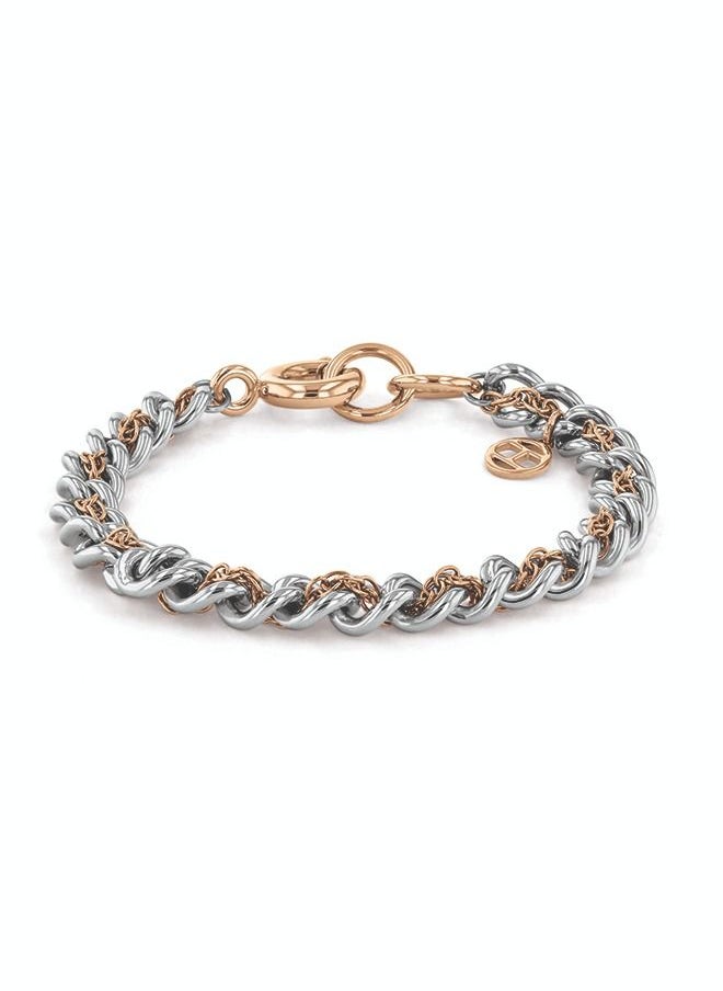 TOMMY HILFIGER Double Link Women Two Tone Stainless Steel Chain Bracelet - 2780563  - Image 2
