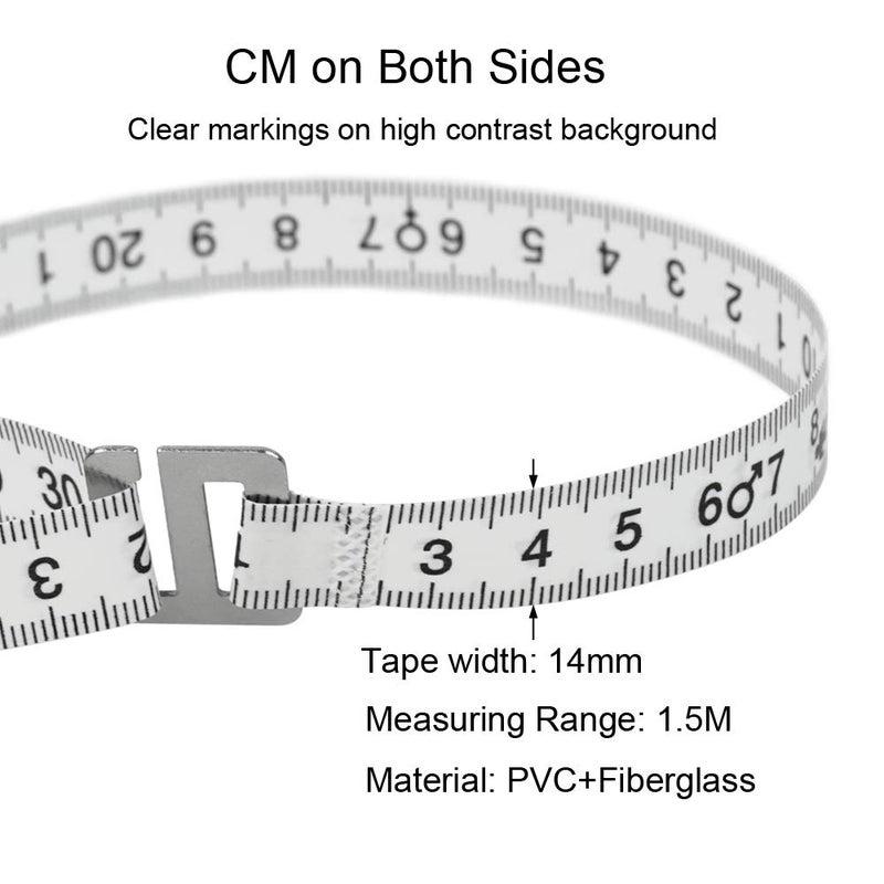 FoRapid 60"/150cm BMI Tape Measure Body Mass Index Anatomical Measuring Tape+Built-in BMI Calculator Retractable Body Fat Measuring Tape Diet Ruler Weight Loss Accurate Durable Fiberglass Vinyl Tape - Image 5