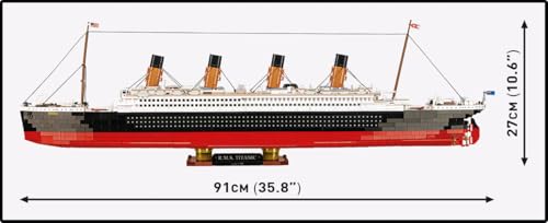 COBI Historical Collection RMS Titanic 1300 Scale Building Set 3260 Pieces - Image 5