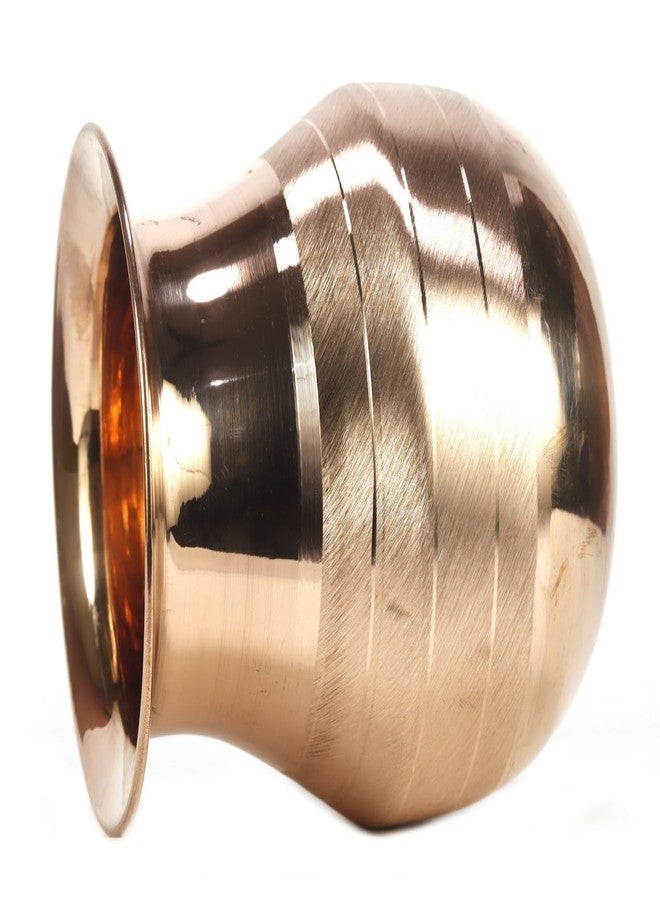 ASHIRWAD Pure Copper Parsi Lota Kalash for Pooja Hindu Prayer Kalash Arti Puja Pot Sizes for New Home | AE000183-08 (1.2 L with Lid) - Image 5