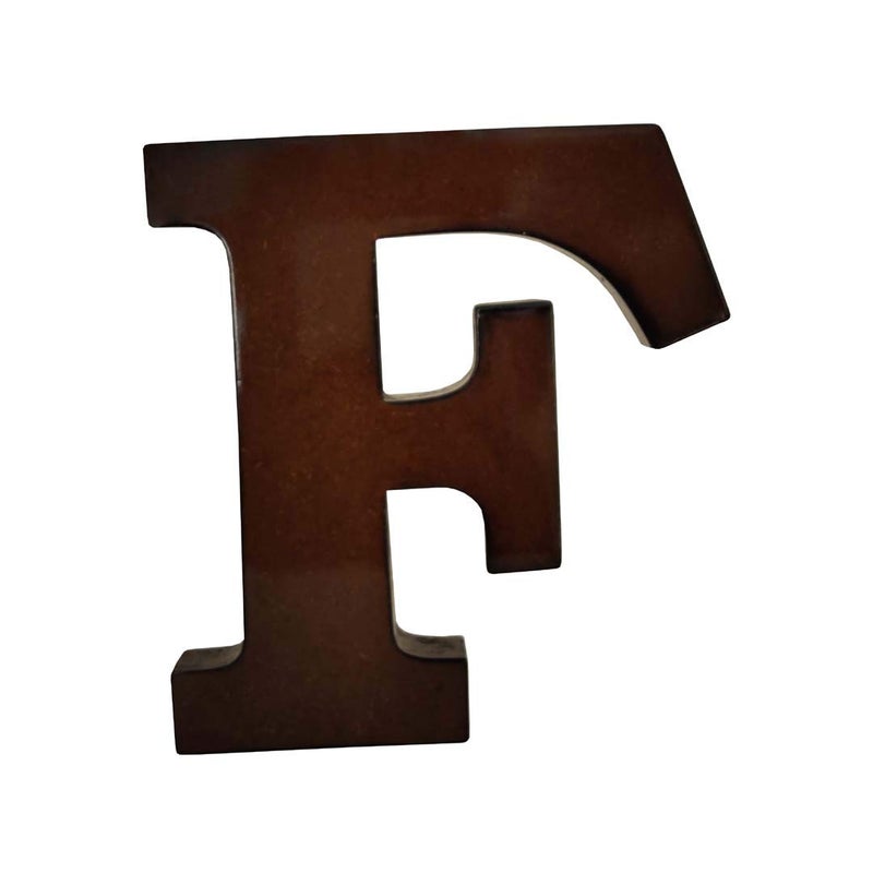 SMARTCAREWOOD Wooden F Letter- English Upper Case Alphabets Cutouts for Art and Craft Work (F_Brown_15x2.5 Cm) - Image 5