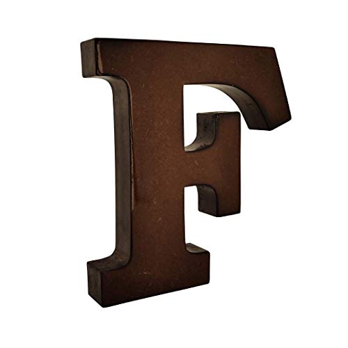 SMARTCAREWOOD Wooden F Letter- English Upper Case Alphabets Cutouts for Art and Craft Work (F_Brown_15x2.5 Cm) - Image 2