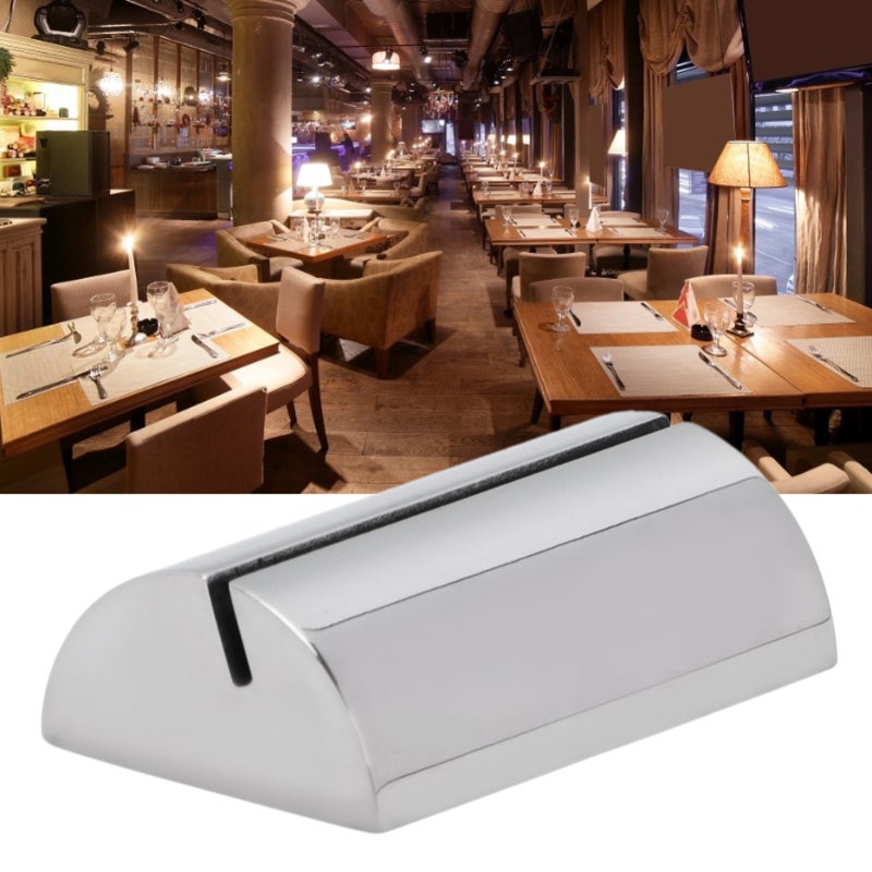 Card Holder: 1 Slot Design - Exquisite Desktop Decoration Card Organizer for Cafes, Restaurants, Weddings & Business Scenarios - Image 5