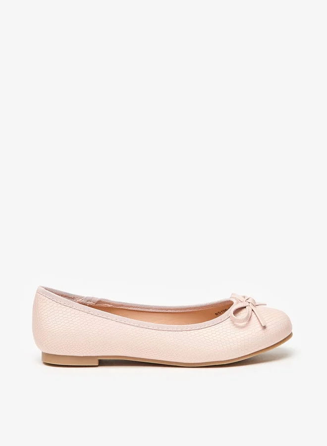 ميسي Girls Embellished SlipOn Round Toe Ballerina Shoes