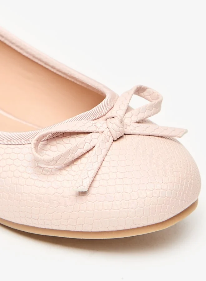 ميسي Girls Embellished SlipOn Round Toe Ballerina Shoes
