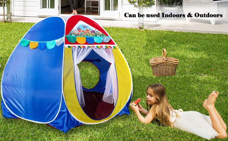 Homecute Hexagonal Igloo Type Foldable Pop Up Kids Tent House, Play Tent House for Kids (Jumbo Size-Multi Color) - Image 5