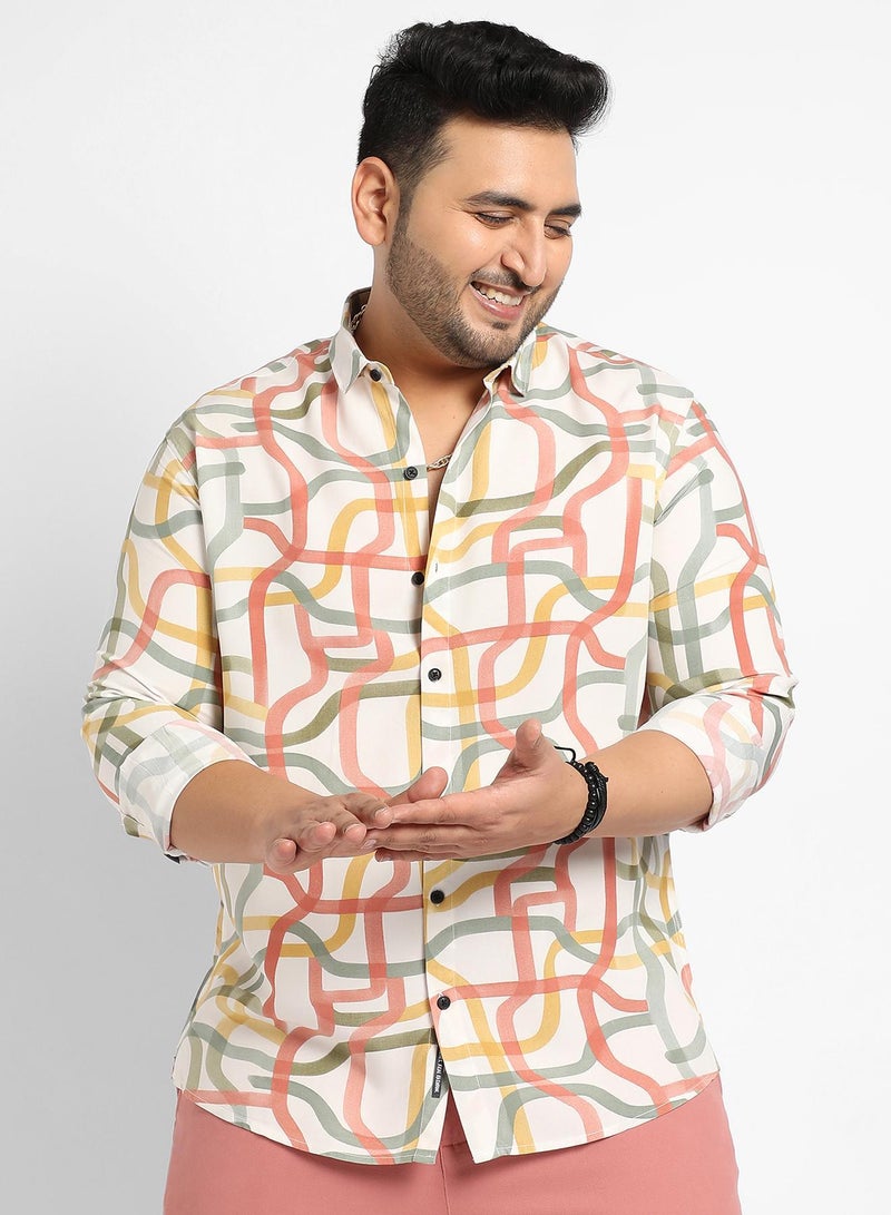 Instafab Plus Flowing Vines Shirt - Image 2