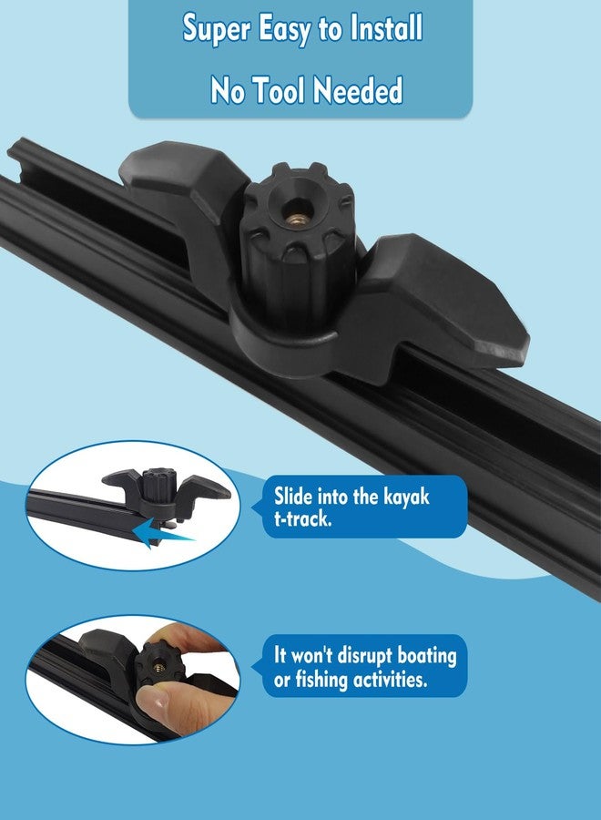 EDSRDPLT Aventik Kayak Anchor Cleat for Track Mount Track Mount Line Cleat Rail Mount Kayak Accessories - Image 4