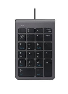 USB Numeric Keypad Numpad - 22 Key - Ultra Slim design - Splash Proof  - Key characters UV printing For Laptop | Black