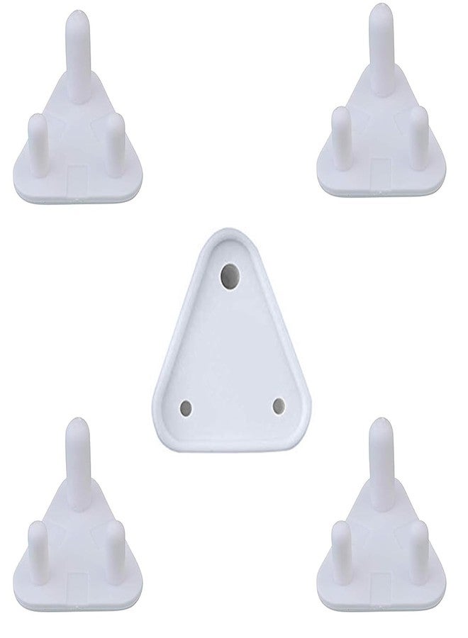 HUNCHA Socket Cover Sturdy Child Proof Electrical Protector Safety Improved Baby Safety Plug Covers, Baby Proofing, Easy Install, Shock Prevention, Caps Difficult for Toddler to Remove, Pack of 5 - Image 1