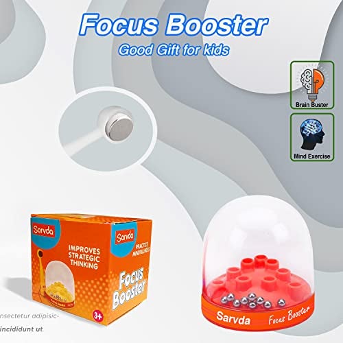 Sarvda Birthday Return Gifts for Kids: Pack of 12 Focus Booster Toys for Boys and Girls Ages 3-12 Years, Red - Image 3