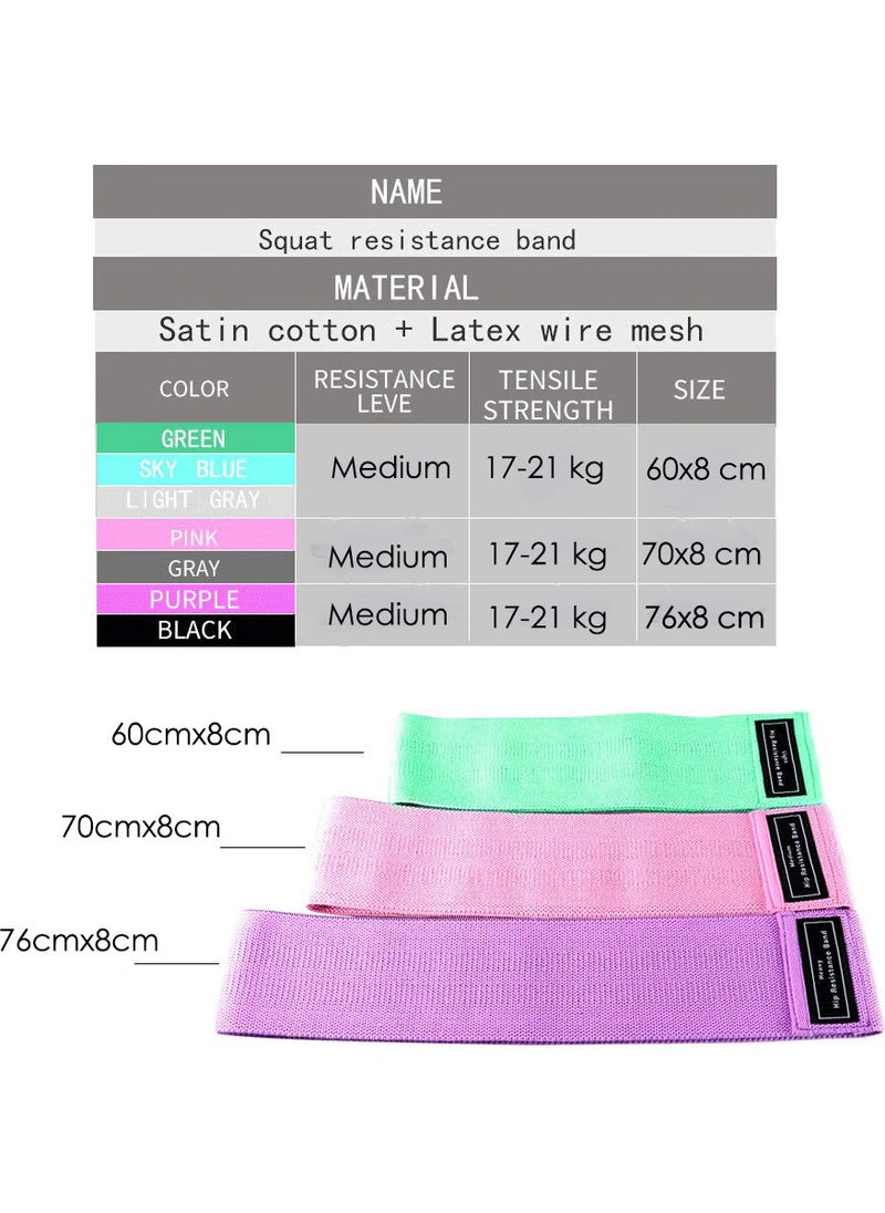Technosmart Loop Band Resistance Band Sports Exercise Aerobics Pilates Squat Band Fitness Yoga  - Image 5
