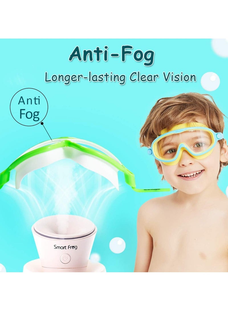 ATRJSZ Kids Swim Goggles 2 Pack Anti-Fog Anti-UV Wide View Swimming Goggles Pool Goggles for Kids 3-15 - Image 3