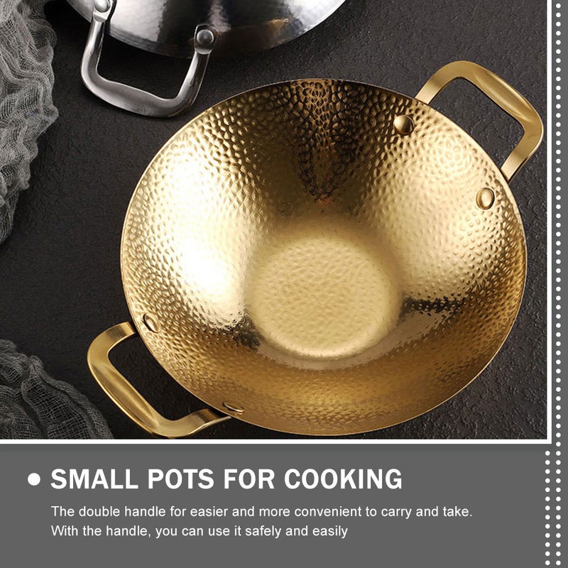 Pot for cooking, double handle design ensures safe grip, ideal for kitchen and camping - Image 4