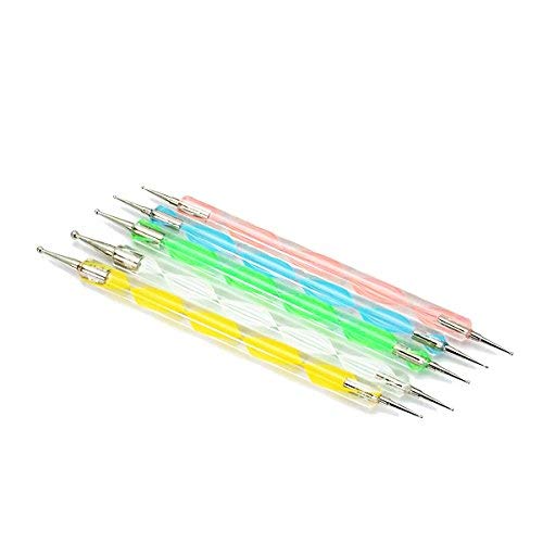 Belicia Nail Art Design Dotting Painting Drawing Polish Brush Pen Dotting Tools Set for Nail Art Embossing Stylus for Painting 20PCS - Image 2