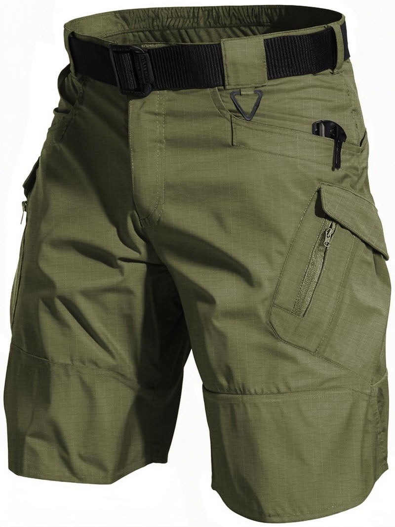AUTIWITUA Mens Hiking Shorts Waterproof Tactical Cargo Short Pants Quick Dry Work Shorts with Multi PocketsNo Belt - Image 2