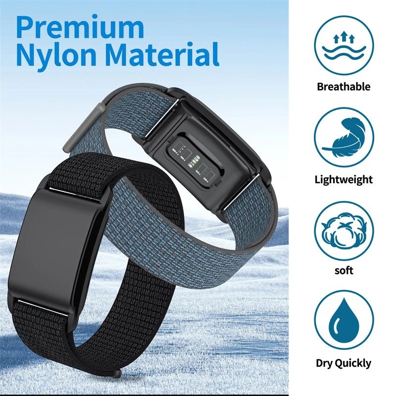 Bluejw Breathable Nylon Replacement Strap for WHOOP 4.0 and 3.0 – Lightweight, Comfortable Sports Band Compatible with WHOOP Heart Rate Sensor - Image 3