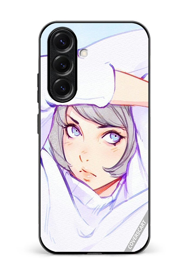 VR CREATIVE Protective Case Cover For Samsung Galaxy S25 Plus Girl Hands Pose Design Multicolour