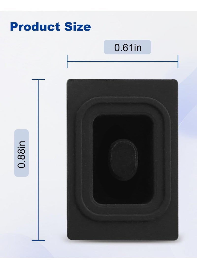 Bukela 2PCS Exterior Door Handle Buckle Induction Button Fit for Hyundai Tucson 2015-2020 Black Rubber Door Handle Lock Button - Image 5