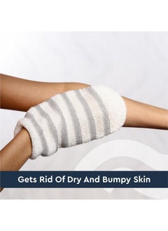 GUBB Bath Mitt Glove For Dead Skin Removal | Exfoliating Bath Mitten With Loofah | Shower Scrubber Glove For Body Exfoliation,Scrub Gloves,Blackheads,Tan Removal,Dead Skin Cells,Promote Blood Circulation,Bath Brush For Dead Skin |Easy To Use  - Image 5