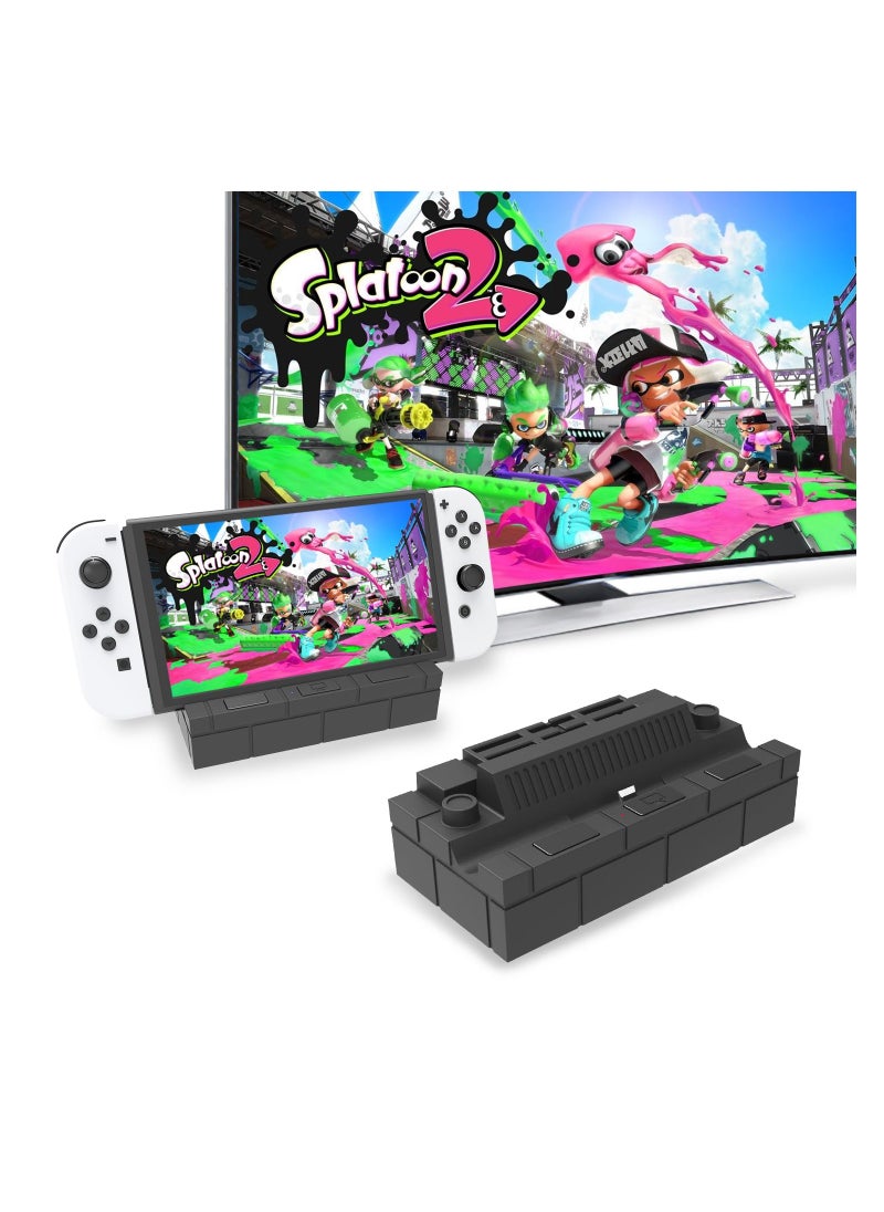 SYOSI - Switch Dock, Switch TV Dock with LAN Adapter for Switch/Switch OLED, Portable Multi-Port Design, Specially Designed for Switch/Switch OLED - Image 1