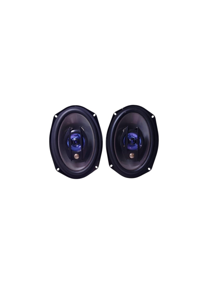 فيجا مكبر صوت بيضاوي للسيارة VI-6937 مقاس 6x9 بوصة - طاقة قصوى 1250 واط - صوت قوي وواضح - زوج من مكبرات الصوت - Image 3