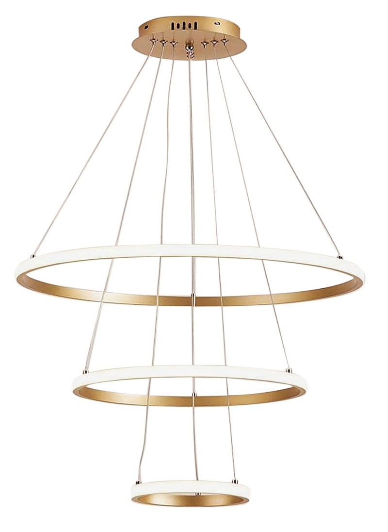 Goeco - Modern Chandelier LED Lamp Circle Ceiling Hanging Dimmable Chandelier - Image 1