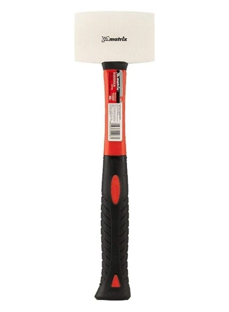 mtx Rubber Mallet Fiberglass Handle, 450g (White) - Image 1