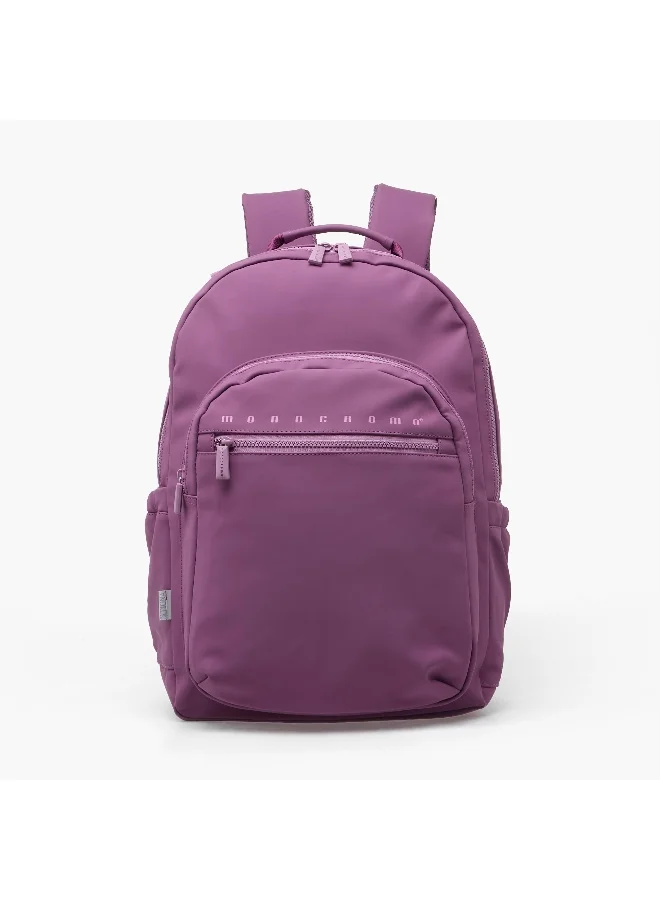 Monocromo 17.7 Inch-Backpack-Pastel Dust-4 Cmprts- (Pu Leather) Purple \ 45X32X18