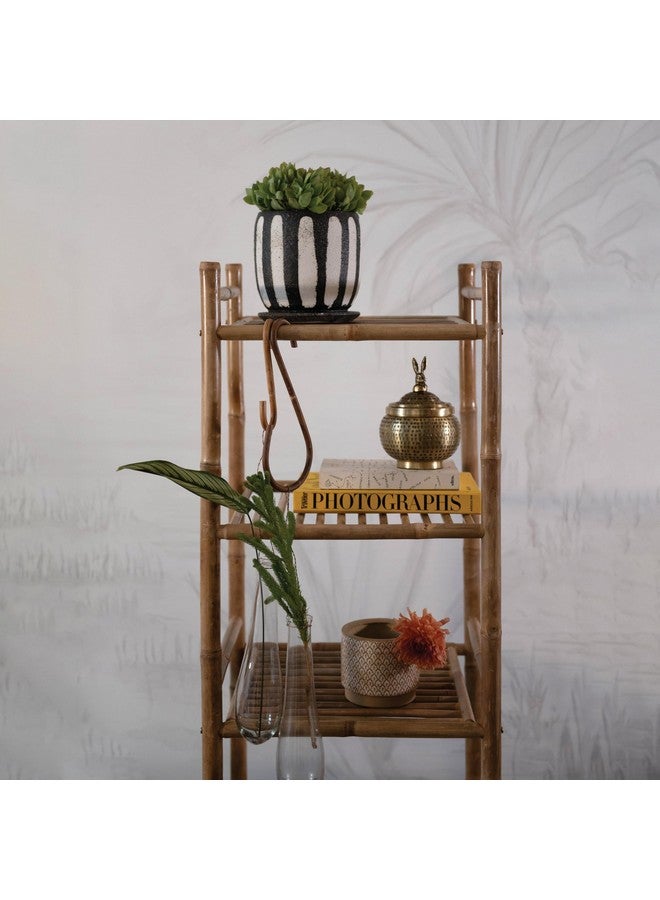 Creative Co-Op Round Hammered Metal Container with Rabbit Finial, Brass Finish - Image 3