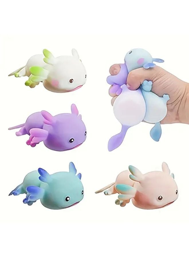 2Pcs Adorable Axolotl Squeeze Toy Slow Rebound Novelty Toy Classroom Rewards - Image 4