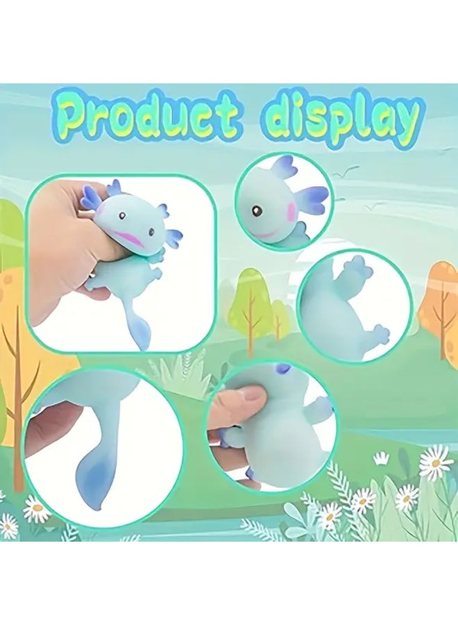 2Pcs Adorable Axolotl Squeeze Toy Slow Rebound Novelty Toy Classroom Rewards - Image 2
