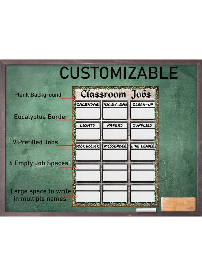 3D Learning LLF Farmhouse Class Jobs Chart- Laminated 14x19.5 - Classroom Posters and Decorations, Back to School Supplies, Teachers' Posters for Preschool, Kindergarten, Elementary Classes, Home School - Image 4