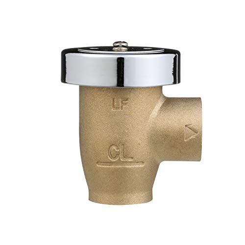Watts LF288A 1/2" Lead-Free Brass Anti-Siphon Vacuum Breaker Backflow Preventer, Female NPT Inlet and Outlet, Silicone Disc Seat, Chrome Hood, Low-Flow Applications - Image 2