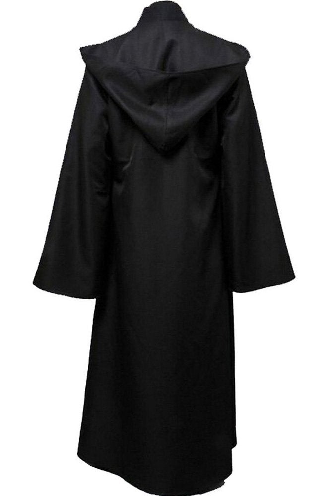 Joyshop Mens Halloween Witch Cosplay Robe Costume Adult Hooded Cloak Cape,Black,Large - Image 1