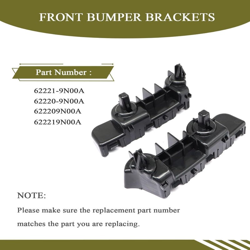 Priprilod Front Bumper Brackets for Nissan Maxima 2009-2015 - Image 3