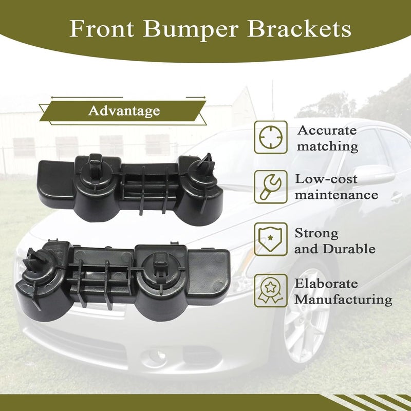 Priprilod Front Bumper Brackets for Nissan Maxima 2009-2015 - Image 2