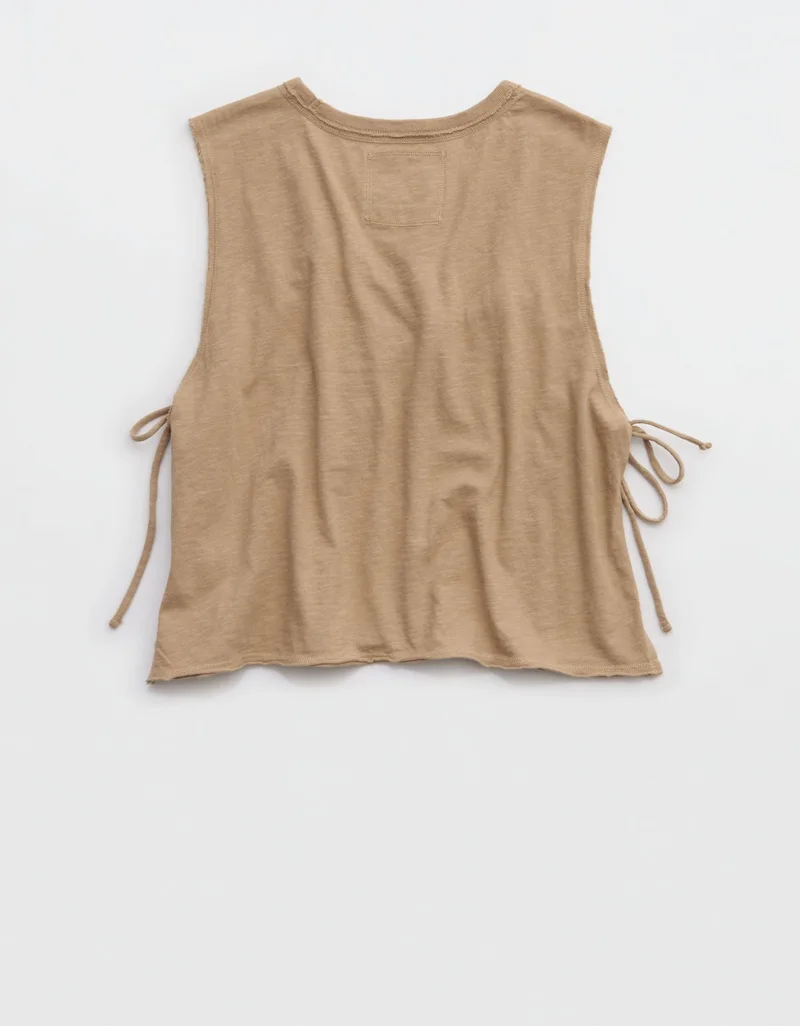 Aerie  Aerie Happiest Side Tie Tank for Women | Best Price UAE