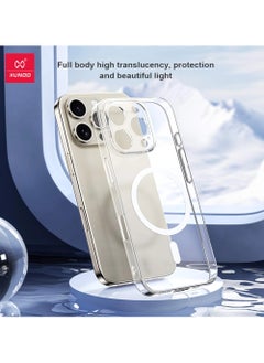 XUNDD Magnetic Wireless Charging Case for iPhone 16 Pro Max – Slim, Durable, and Full-Coverage Protective Case with Camera & Screen Protection (CLEAR)  - Image 3