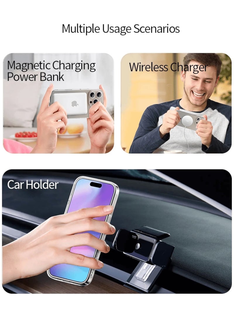 إكسوند - حافظة شحن لاسلكية مغناطيسية من Xundd لهاتف iPhone 16 Pro Max - حافظة واقية رفيعة ومتينة وتغطية كاملة مع حماية للكاميرا والشاشة (شفافة) - Image 1