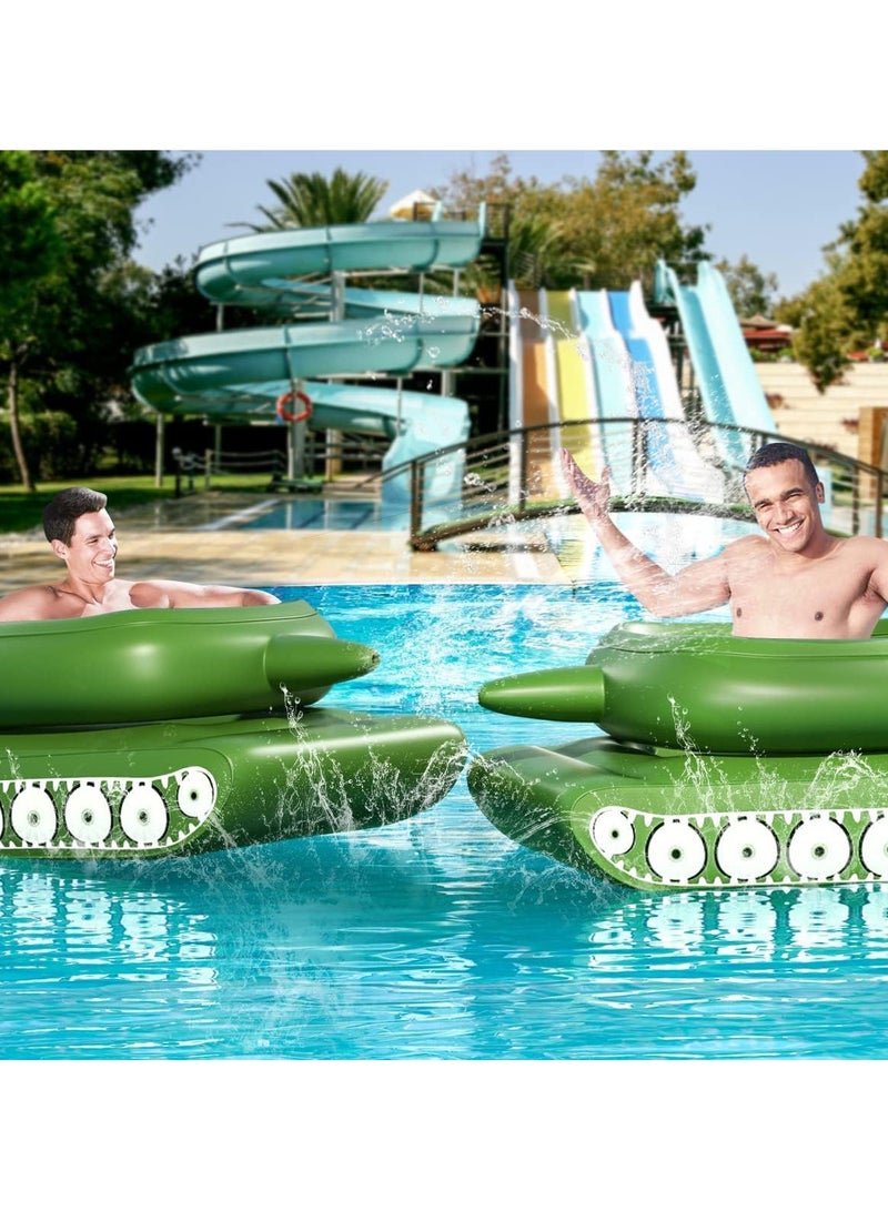 JOMILA Tank Inflatable Pool Floats, Pool Floaties with Water Squirt Gun, Inflatable Tank Float with Cannon for Kids and Adults, Giant Inflatable Pool Floats for Adults - Image 4