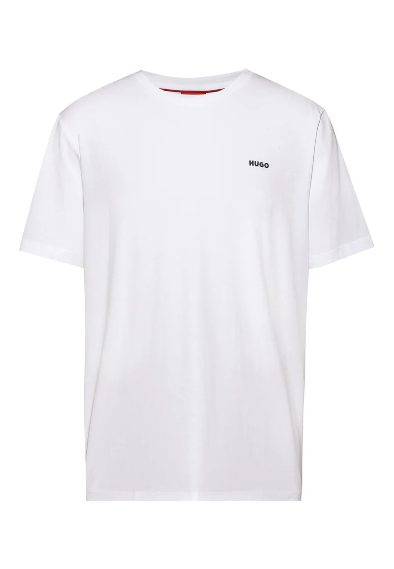 HUGO Cotton-jersey T-shirt with logo print
