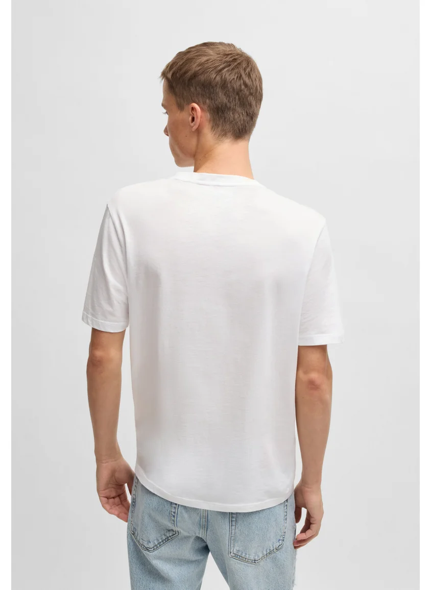 هوجو Cotton-jersey T-shirt with logo print